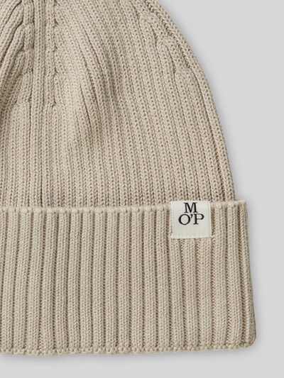 Marc O'Polo Mütze mit Label-Patch Offwhite 2