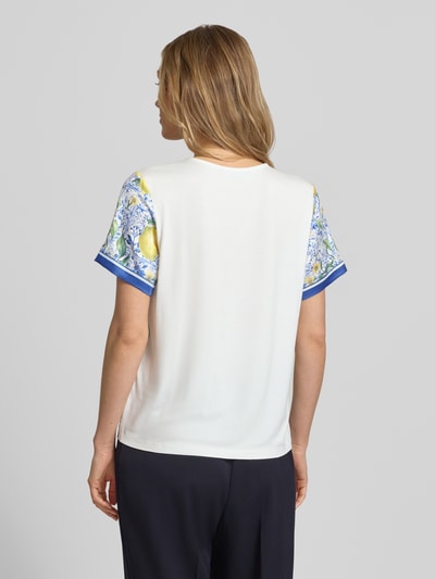 Christian Berg Woman Selection Blouseshirt van satijn in all-over look Ecru - 5