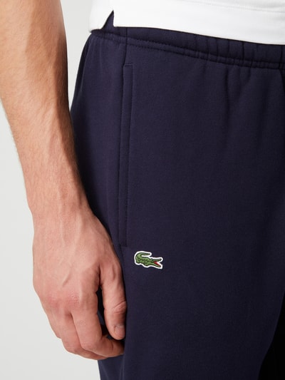 LACOSTE Sweatbroek met logo-applicatie Marineblauw - 3