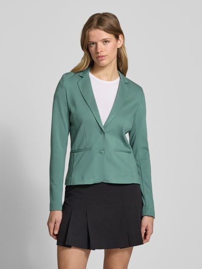 Only Regular Fit Blazer mit Reverskragen Modell 'POPTRASH LIFE' Dunkelgruen 4