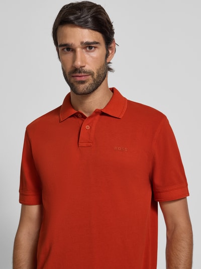 BOSS Orange Regular Fit Poloshirt aus reiner Baumwolle Modell 'PRIME' Orange 3