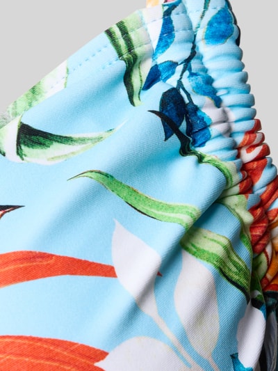 Produktfoto, Bikini-Oberteil mit Bügeln Modell 'Caru' von VENICE BEACH, bunt gemustert, Material-Mix mit Stretch-Anteil, Detailaufnahme