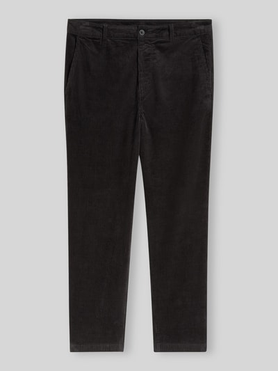 Tom Tailor Denim Spodnie sztruksowe z regularnym stanem z czystej bawełny Grafitowy 2