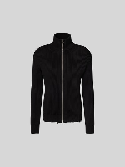 MM6 Maison Margiela Strickjacke mit Reißverschluss Black 2