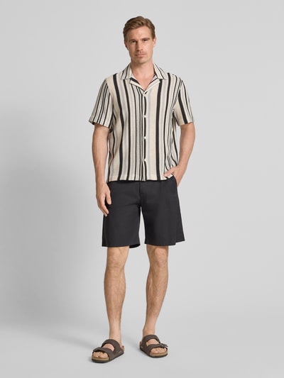 Drykorn Vrijetijdsoverhemd met knoopsluiting, model 'BIJAN' Donkerblauw - 1