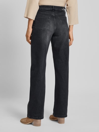 Smith and Soul Wide leg jeans in 5-pocketmodel Zwart - 5