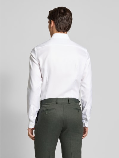 Jake*s Slim fit zakelijk overhemd met extra lange mouwen Wit - 5