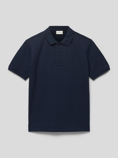 Tom Tailor Poloshirt mit Label-Patch Marine 1