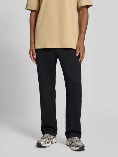 BOSS Green Regular Fit Sweatpants mit Jacquard-Optik Modell 'MIRROR LONG' Black 4