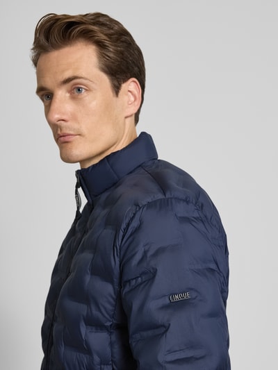 Cinque Gewatteerd jack met opstaande kraag, model 'SURF' Marineblauw - 3