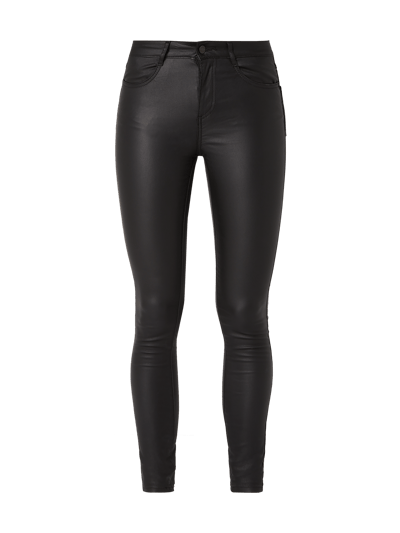 Vila High waist skinny fit broek Zwart - 2