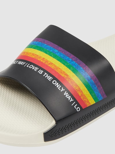 Havaianas Instappers met tekst, model 'Pride' Beige - 2