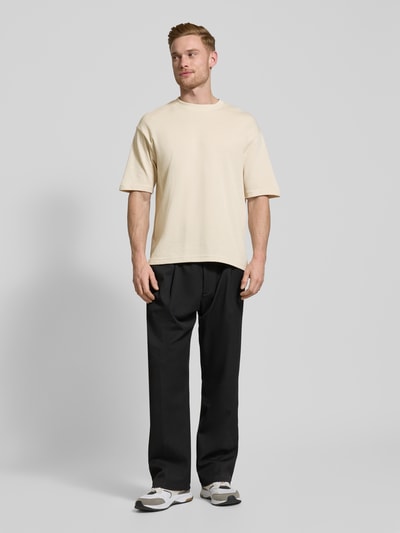 SELECTED HOMME T-Shirt mit Rundhalsausschnitt Modell 'OSCAR' Offwhite 1