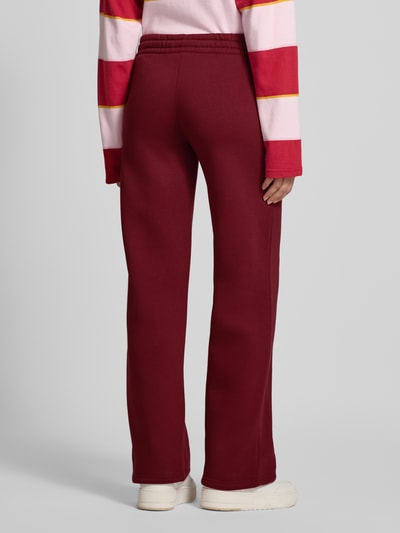 Review Sweatpants mit elastischem Bund Bordeaux 5