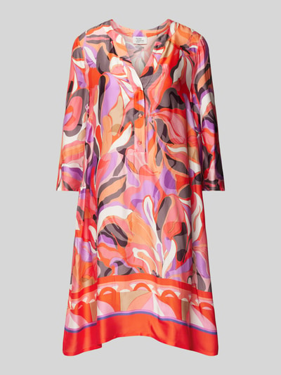 ROBE LÉGÈRE Knielange tuniekjurk met all-over print Oranje - 2