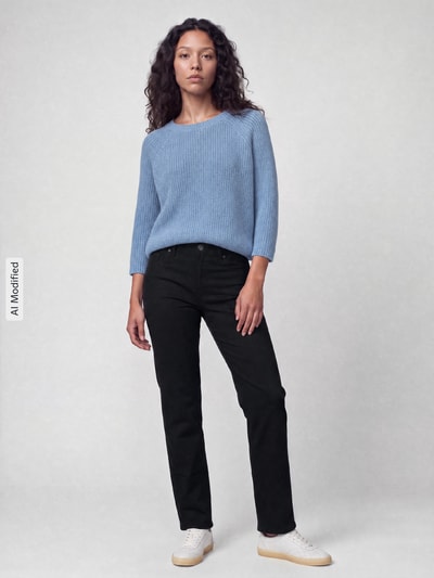 Weekend Max Mara Regular Fit Pullover mit Mohair-Anteil Modell 'XENO' Hellblau 1