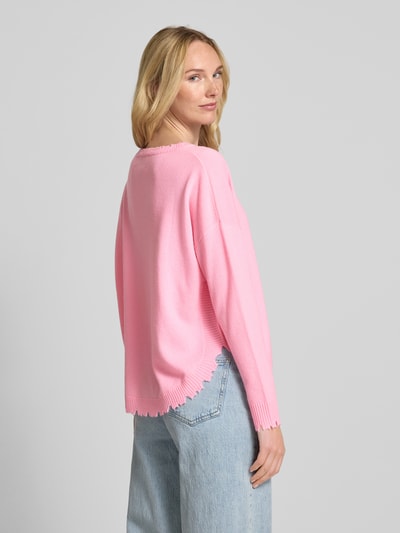 KUIJTEN Oversized Strickpullover aus reinem Kaschmir Modell 'MELA' Rosa 5