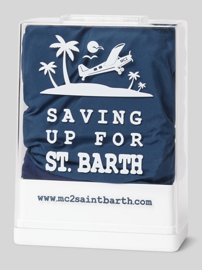 MC2 Saint Barth Regular fit korte zwembroek met labelbadge, model 'LIGHTING PANTONE' Blauw - 4