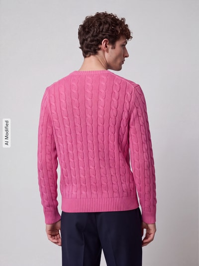 Polo Ralph Lauren Pullover mit Logo-Stitching Pink 5