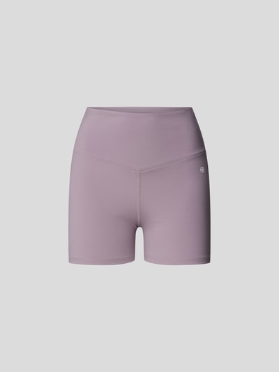 Anine Bing Radlerhose mit Label-Print Lavendel 2