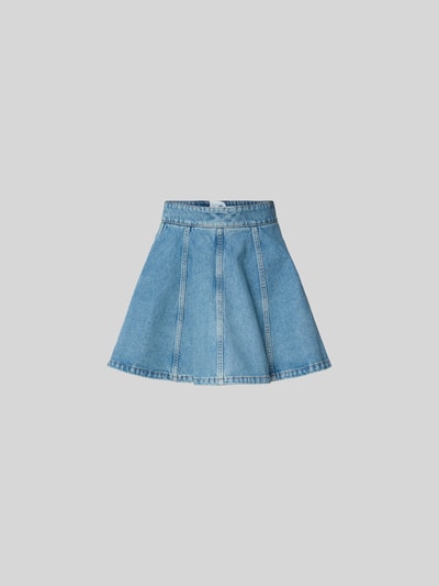 ROTATE Jeansrock mit Knopfverschluss Jeansblau 2