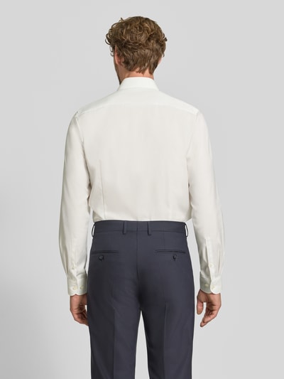 OLYMP Level 5 Koszula biznesowa o kroju shaping skinny fit z czystej bawełny Écru 5