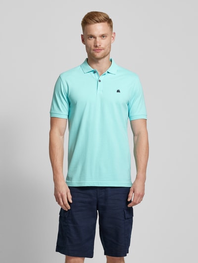 Lerros Poloshirt met labelstitching Mintgroen - 4