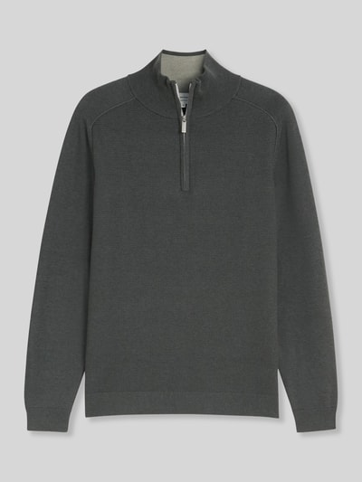 Tom Tailor Regular fit pullover met schipperskraag Olijfgroen - 2