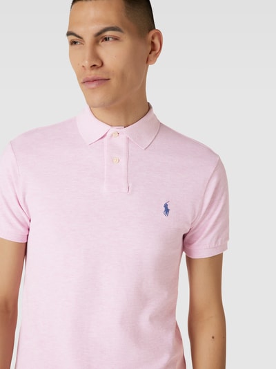 Polo Ralph Lauren Poloshirt mit Logo-Stitching Pink 3