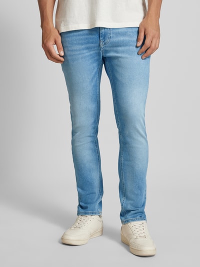 Tommy Jeans Slim fit jeans in 5-pocketmodel, model 'SCANTON' Jeansblauw - 4