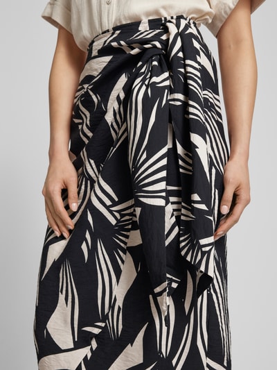 Vila Midirok met all-over print, model 'alinia' Lichtgrijs - 3