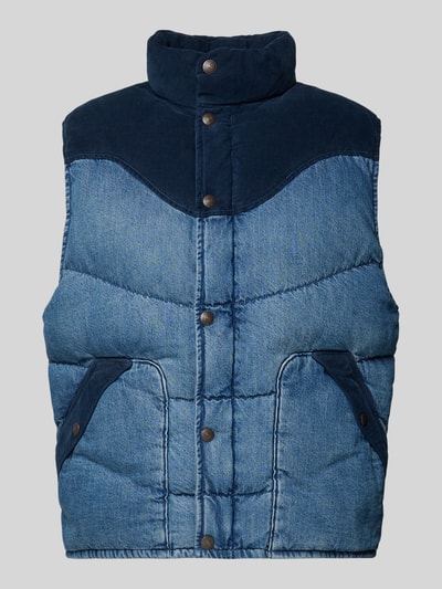 Levi's® Regular fit bodywarmer in denimlook, model 'Wild West' Donkerblauw - 2