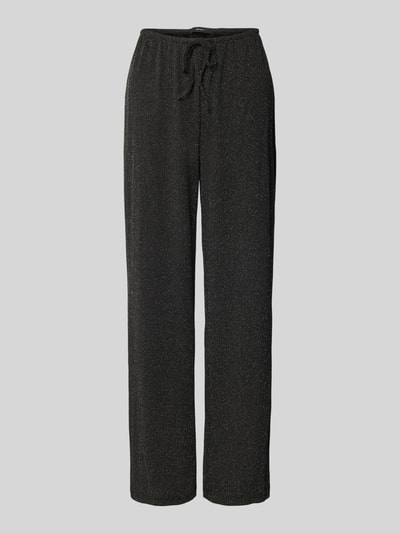 VERO MODA High Waist Weite Hose Metallic Black 1