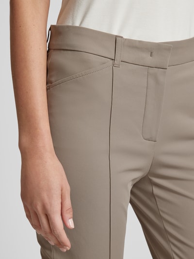 Raffaello Rossi Stoffen broek met steekzakken, model 'ANINA' Taupe - 3