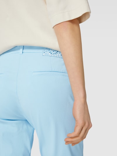 Cambio Stoffhose mit Bügelfalten Modell 'Stella' Bleu 3