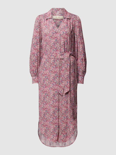 MOS MOSH Blousejurk met all-over motief, model 'Aldo Twill Dress' in ...