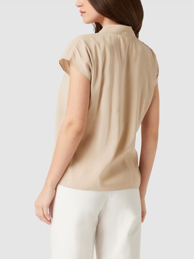 Taifun Blouseshirt met V-hals Hazelnootbruin - 5