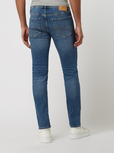 Jack & Jones Slim fit jeans met stretch, model 'Glenn' Jeansblauw - 5