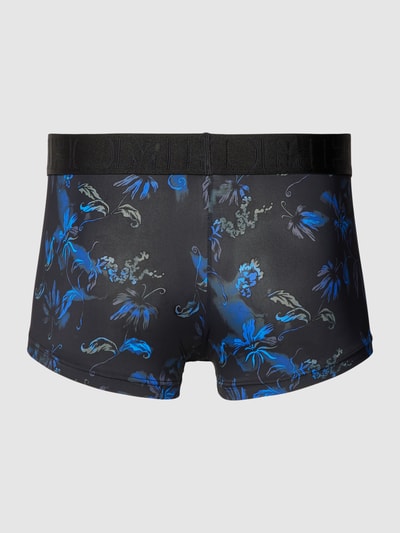 HOM Boxershort met bloemenprint, model 'GRANT' Zwart - 3