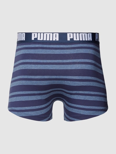 Puma Trunks mit Teilungsnähten Modell 'HERITAGE' im 2er-Pack Jeansblau 3