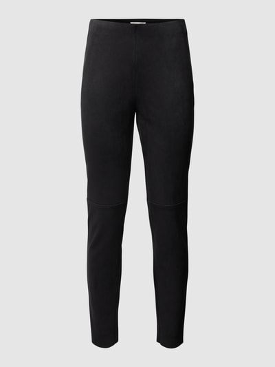 Christian Berg Woman Hose mit elastischem Bund Modell 'Velours' Dunkelblau 2