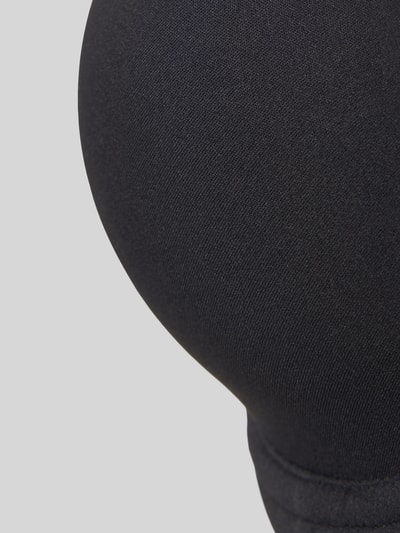Produktfoto, czarny BH mit Logo und verstellbaren Trägern von PUMA z elastycznego materiału, miękka gładka faktura, wyściełane miseczki