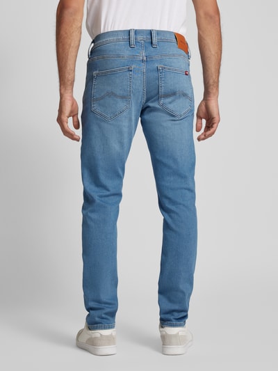 Mustang Slim fit jeans in 5-pocketmodel, model 'OREGON' Jeansblauw - 5