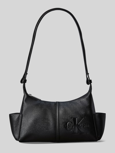 CK Calvin Klein Torebka z uchwytem z regulowanym paskiem na ramię Czarny 2