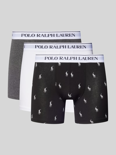 Polo Ralph Lauren Underwear Boxershort met elastische band met logo in een set van 3 stuks Donkergrijs - 1