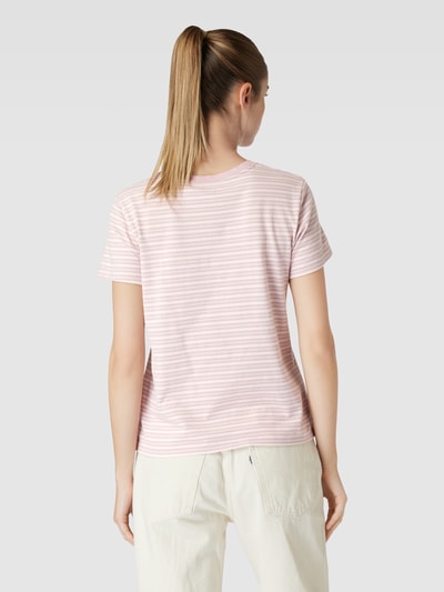 Levi's® T-shirt met streepmotief Oudroze - 5