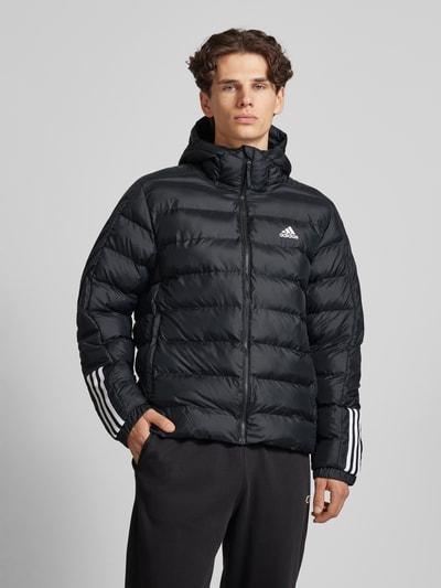 ADIDAS SPORTSWEAR Gewatteerd jack met labelprint, model 'ITAVIC' Zwart - 4