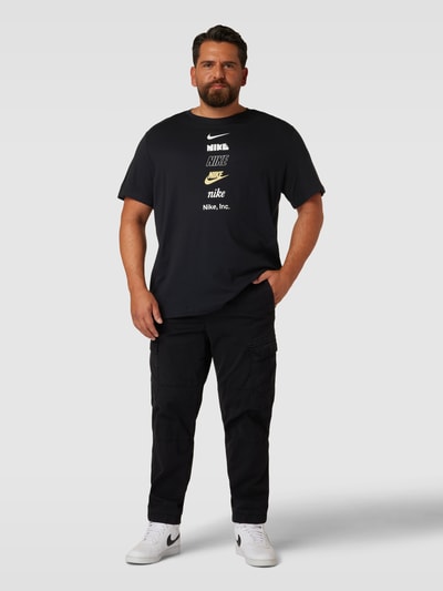 Nike T-Shirt mit Label-Motiv-Print Black 1