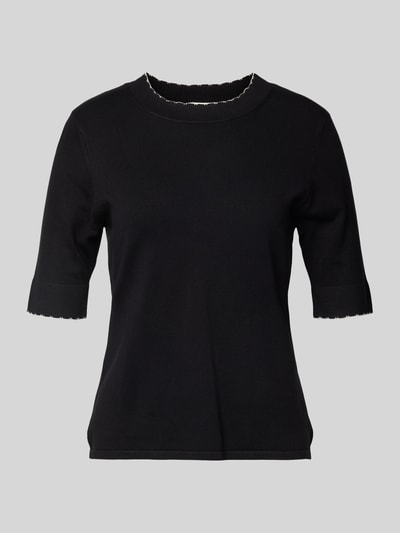 s.Oliver BLACK LABEL Sweter z rękawem o dł. 1/2  Czarny 2