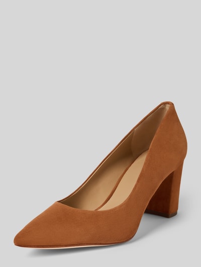 Lauren Ralph Lauren High Heels mit Label-Detail Cognac 1
